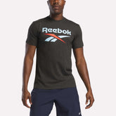 Charcoal Heather/Warped Blue/Red