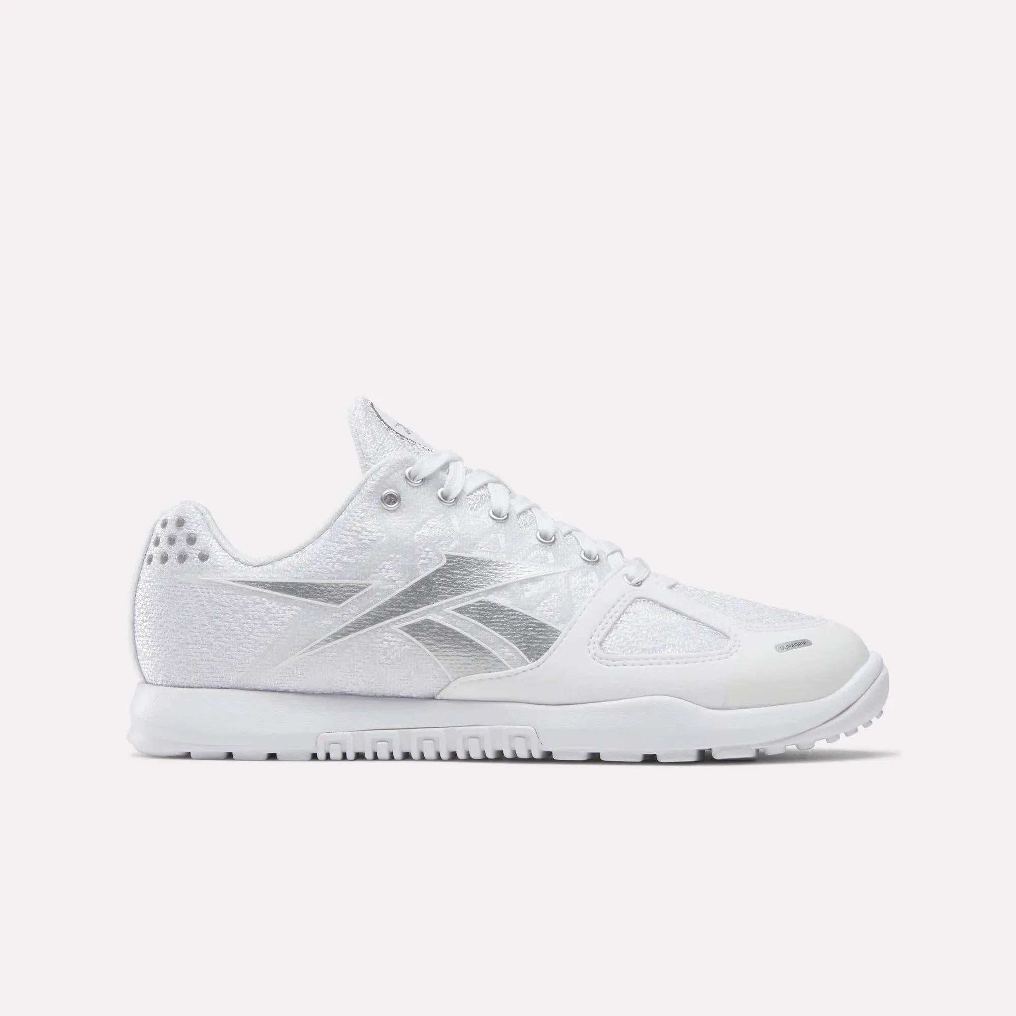 White/Silver Metallic