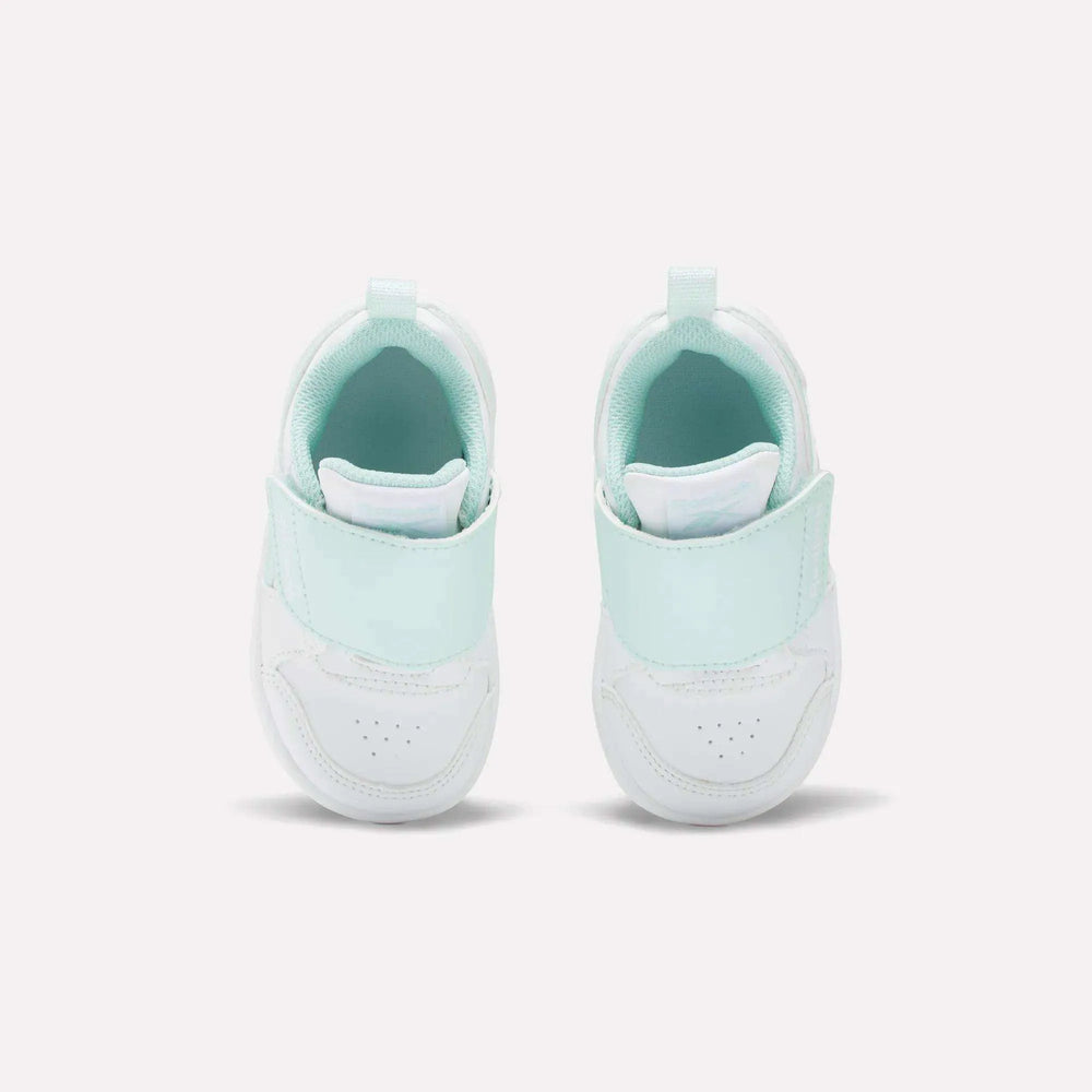 White/White/Glitch Aqua