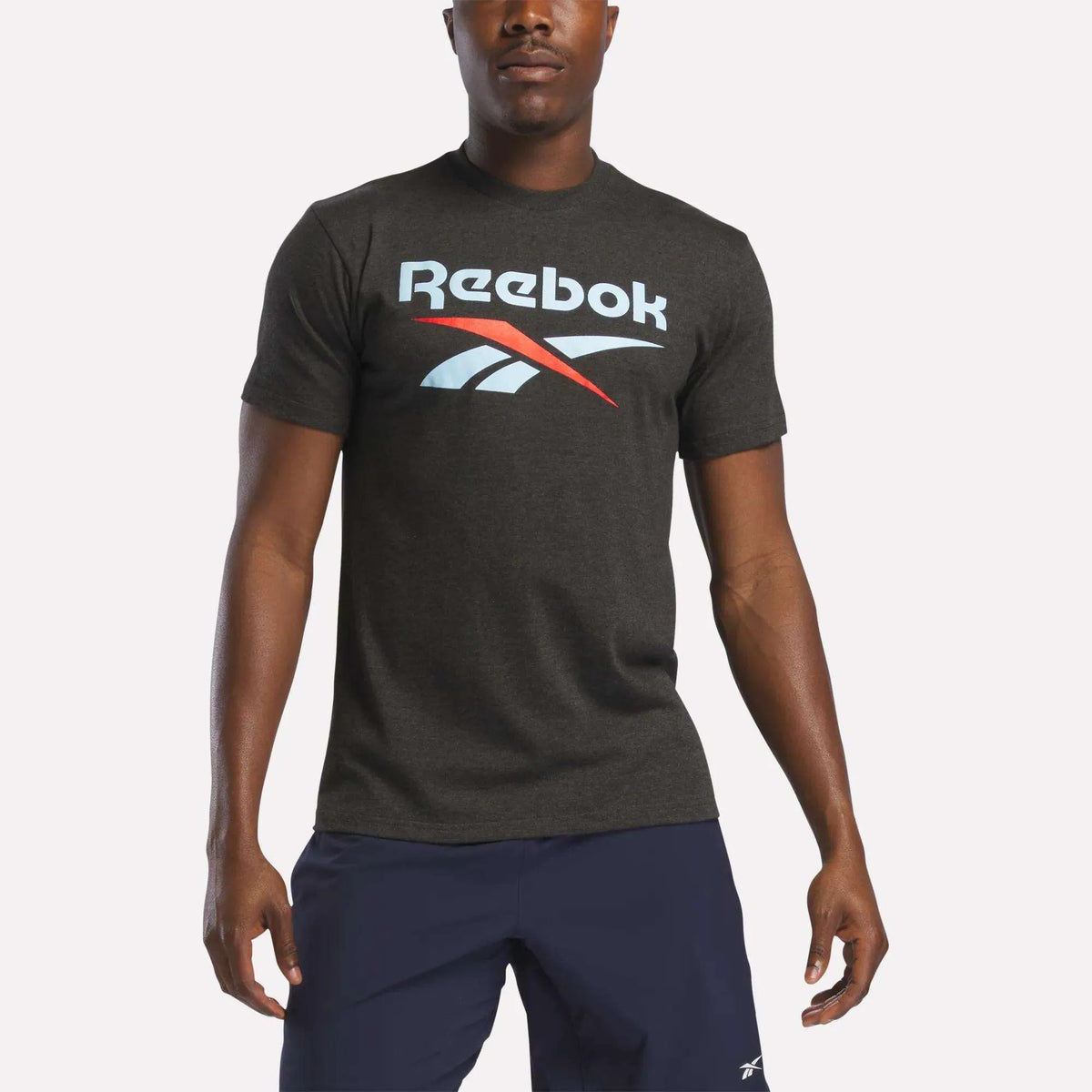 Charcoal Heather/Warped Blue/Red